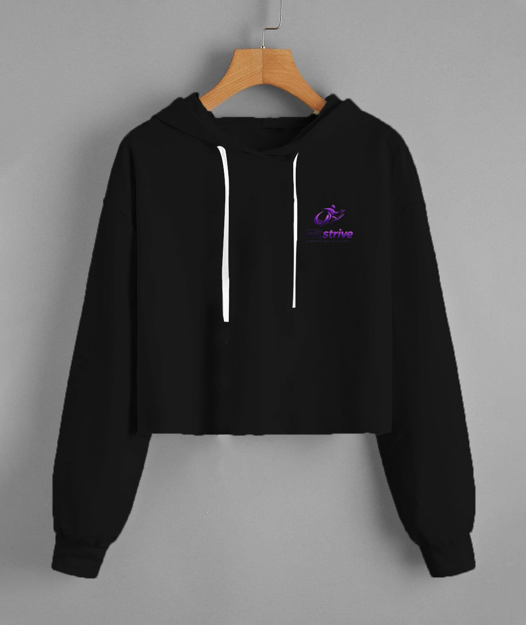 Lady'S Fleece Cropped Hoodie | Lane Seven LS12000