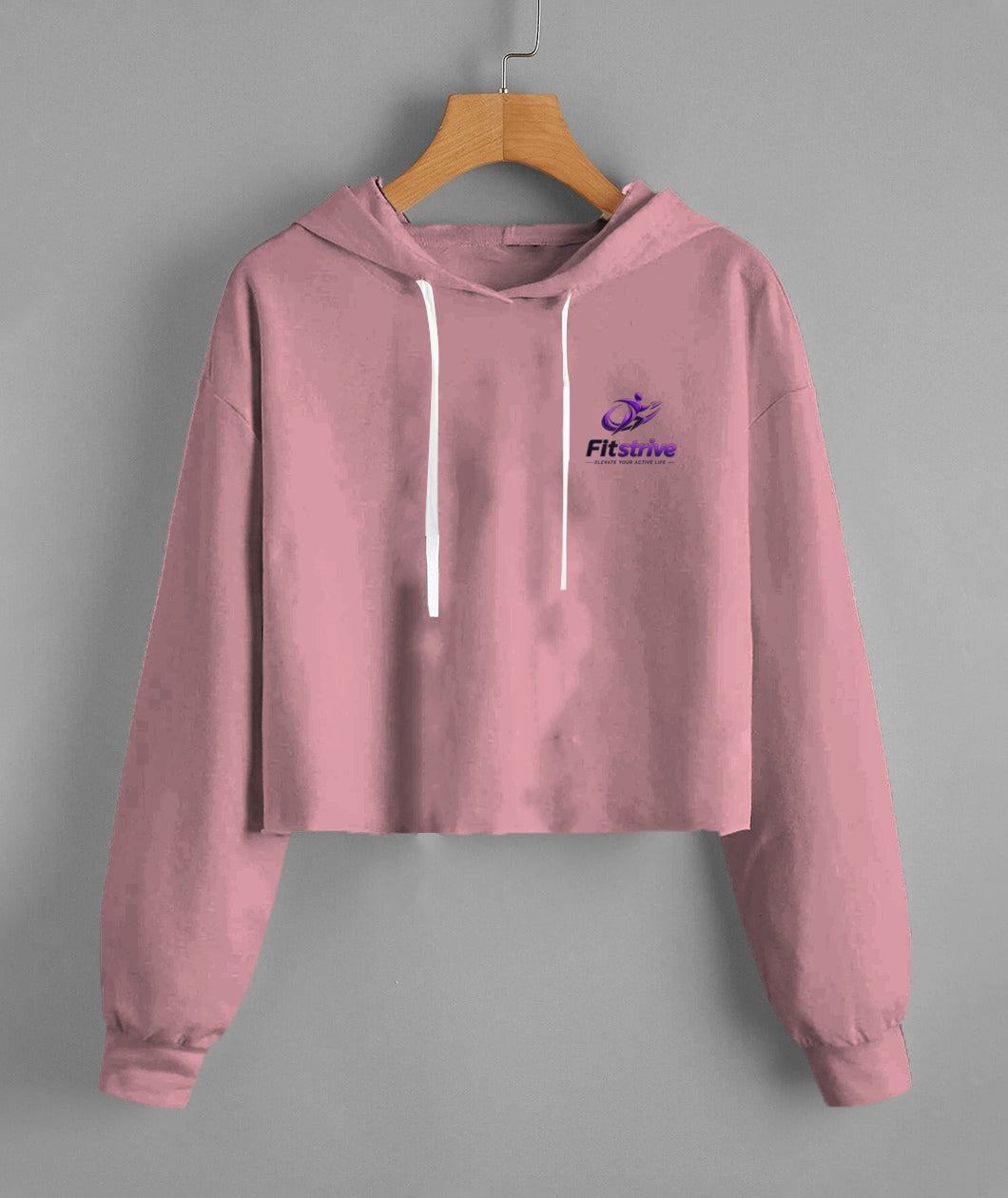 Lady'S Fleece Cropped Hoodie | Lane Seven LS12000
