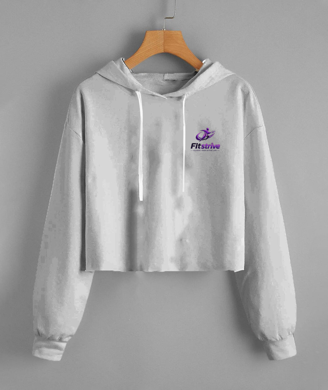 Lady'S Fleece Cropped Hoodie | Lane Seven LS12000